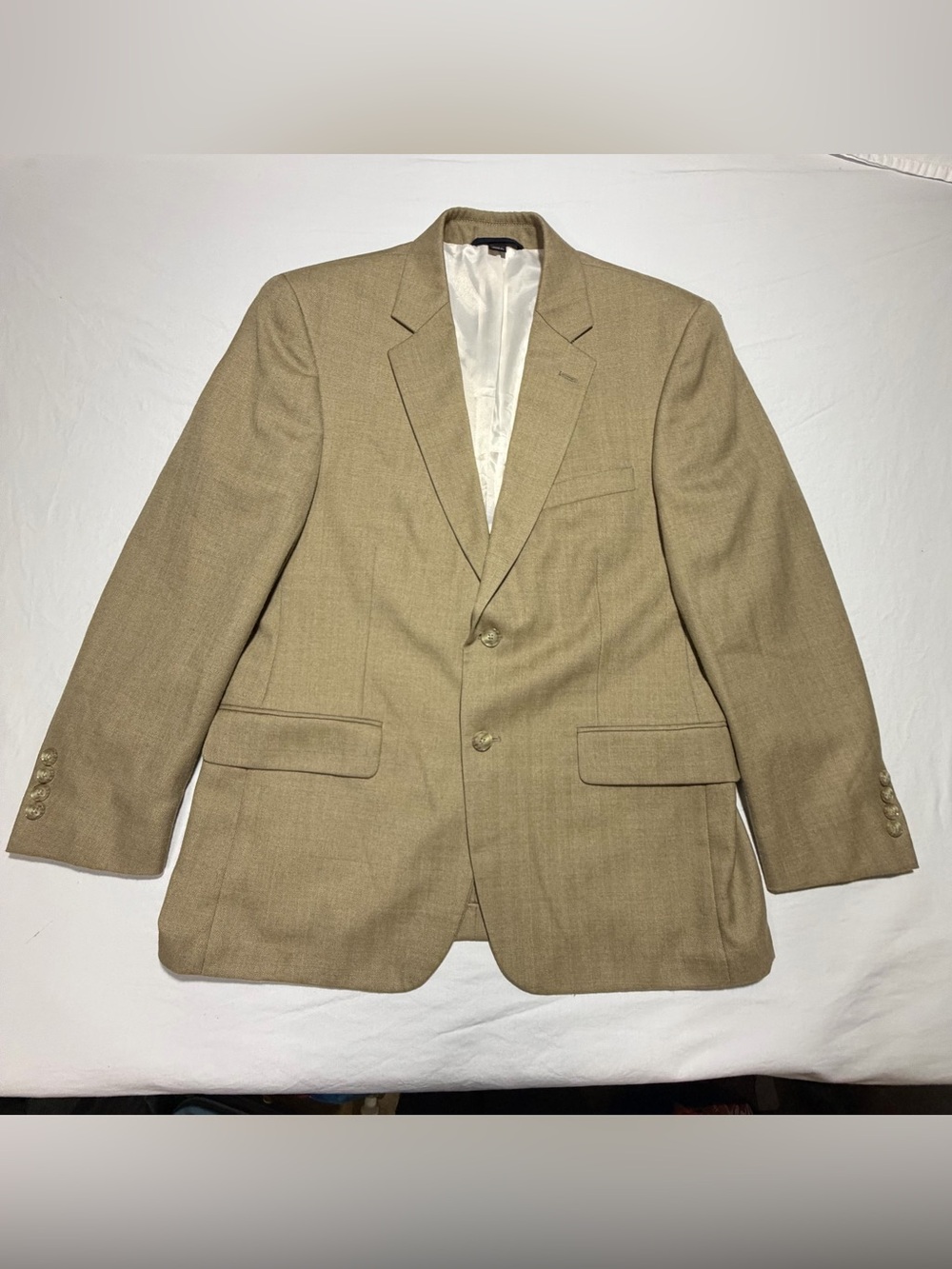 Haspel Khaki Herringbone Sport Coat
